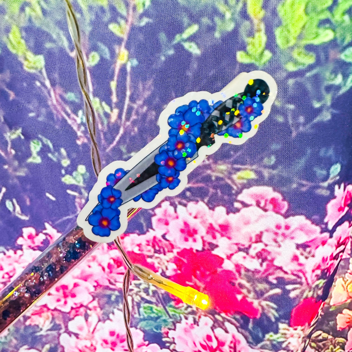 Violet - Holo Overlay Sticker