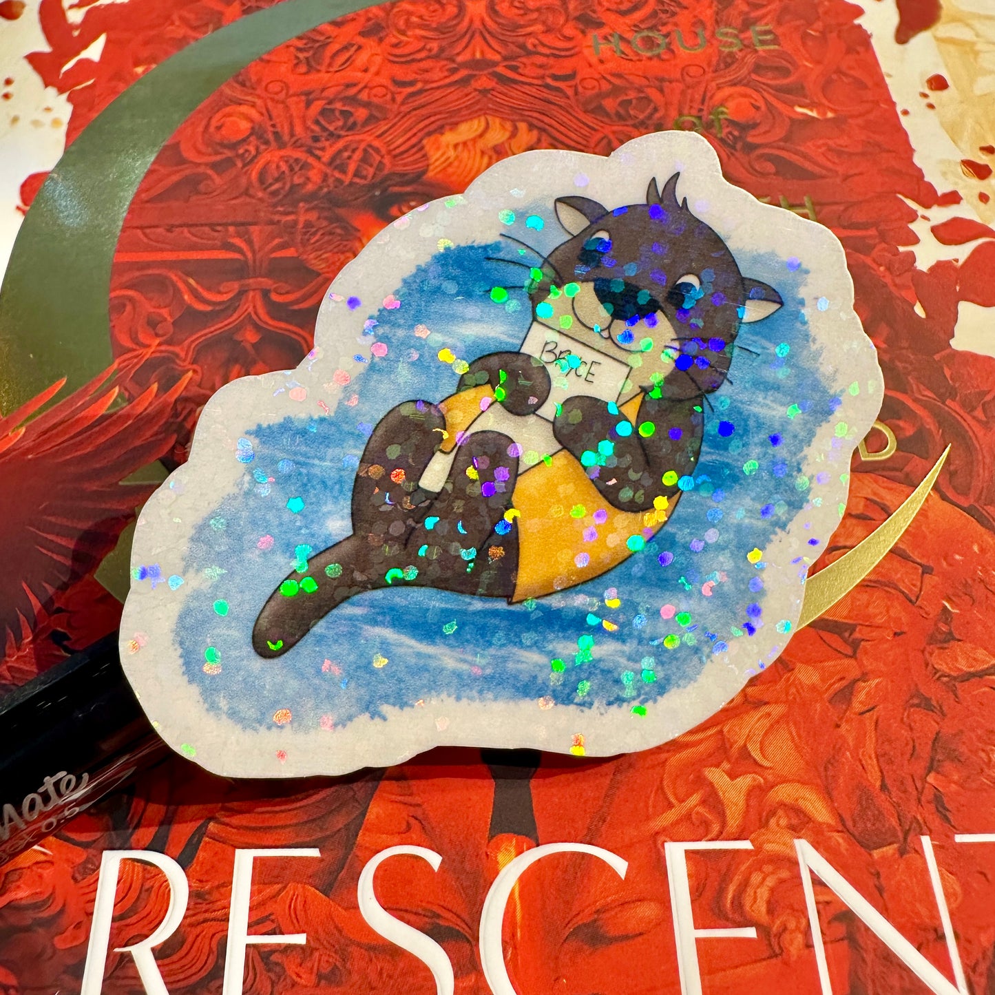 Otter Mail - Holo Overlay Sticker