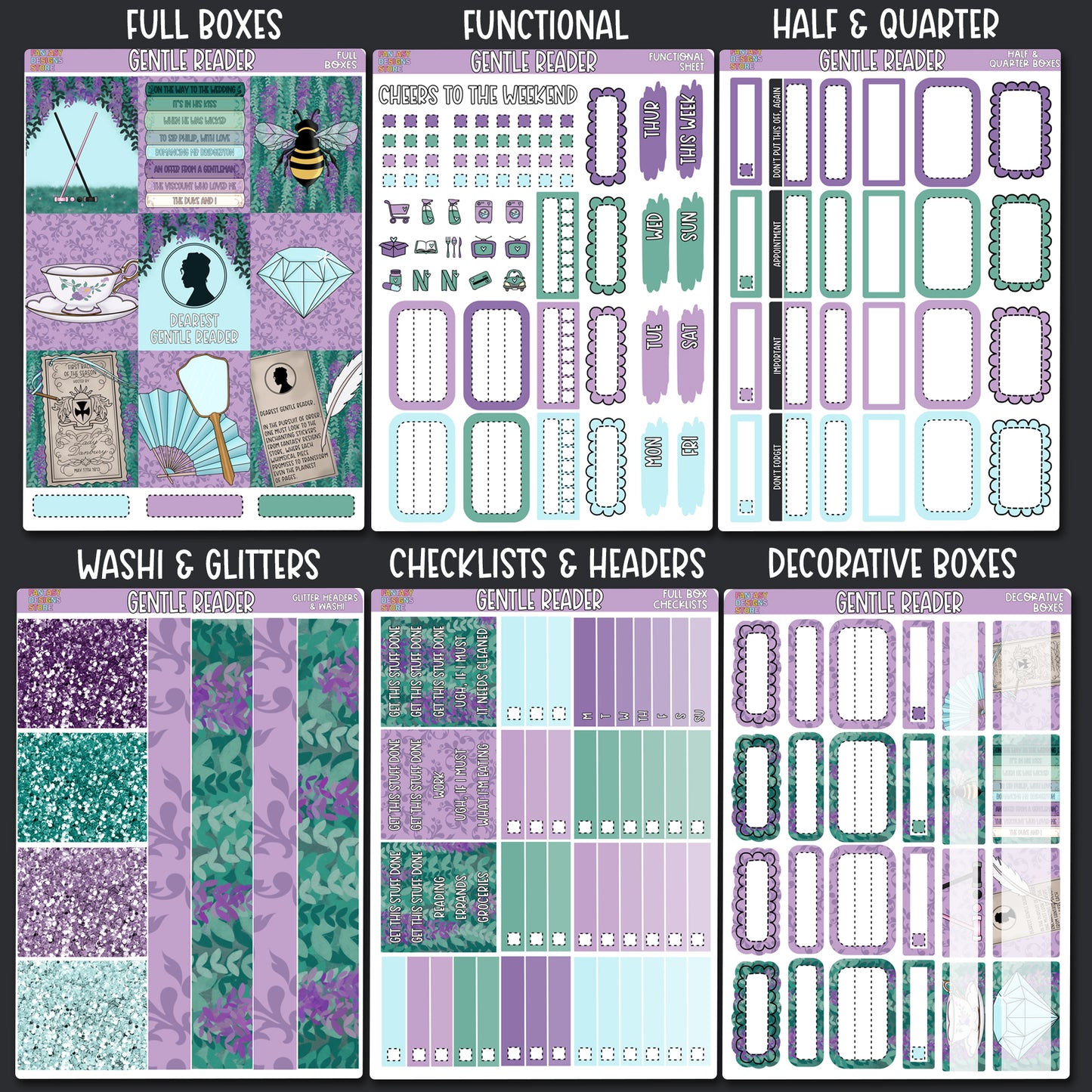 Gentle Reader - A la Carte kit