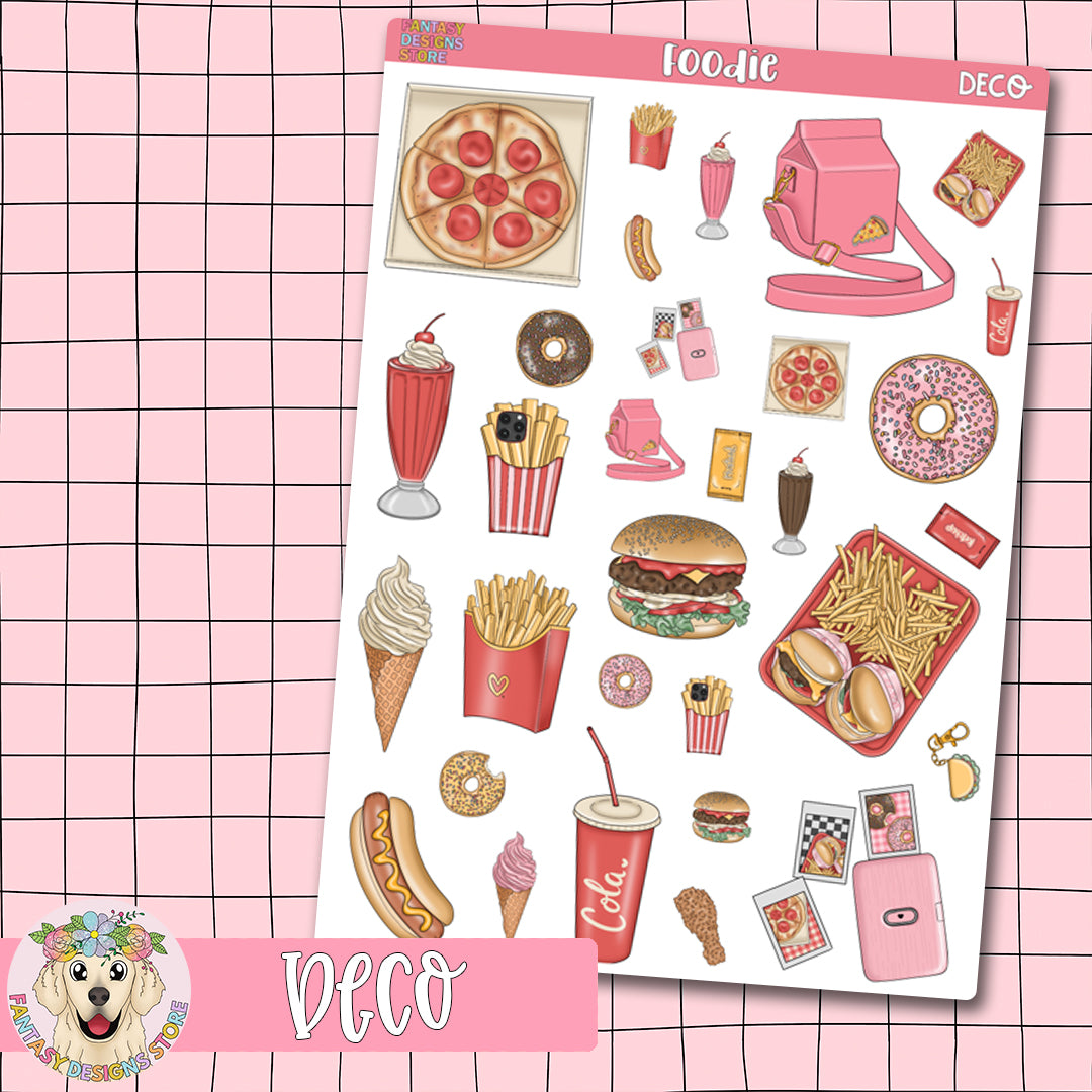 Foodie Deco Sheet