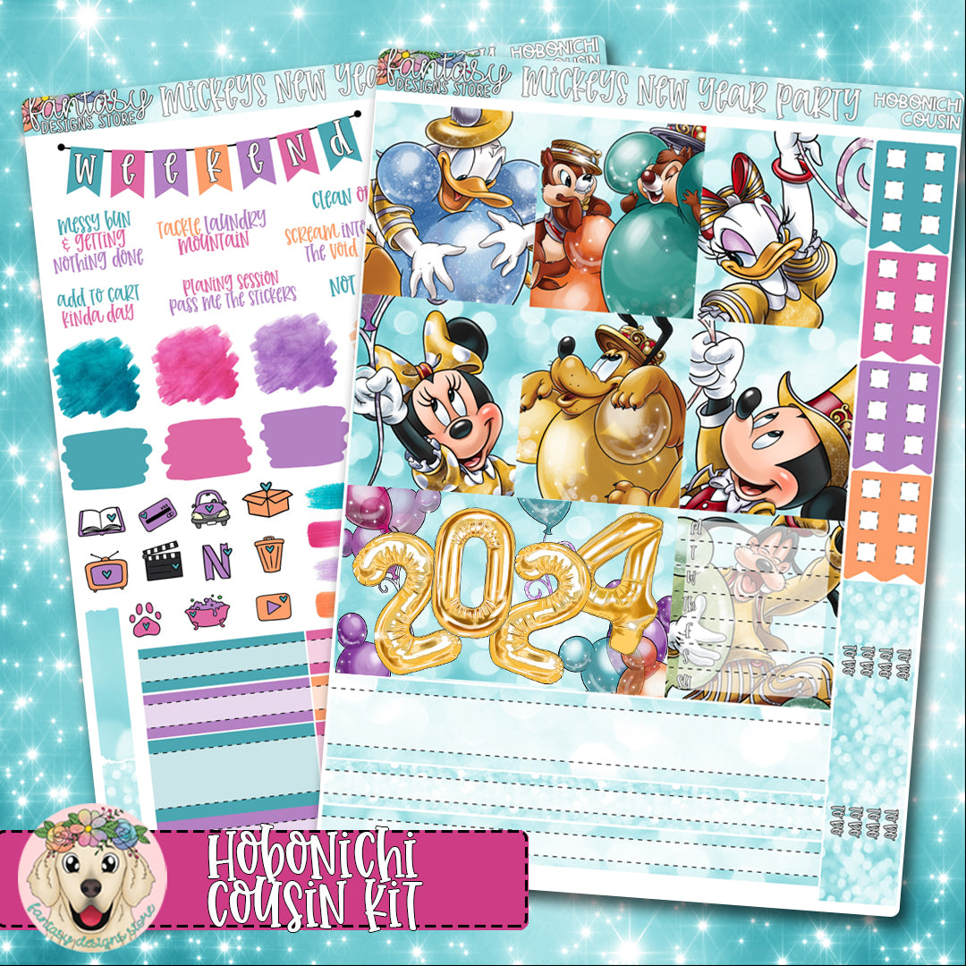 Mickeys New Year - Hobonichi Cousin Kit
