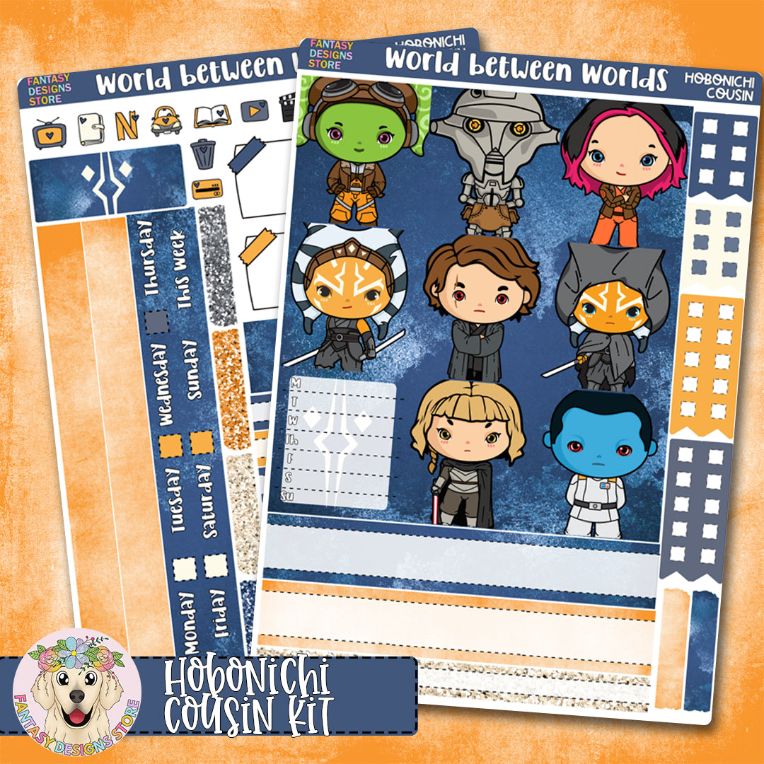 World between Worlds - Hobonichi Cousin Kit