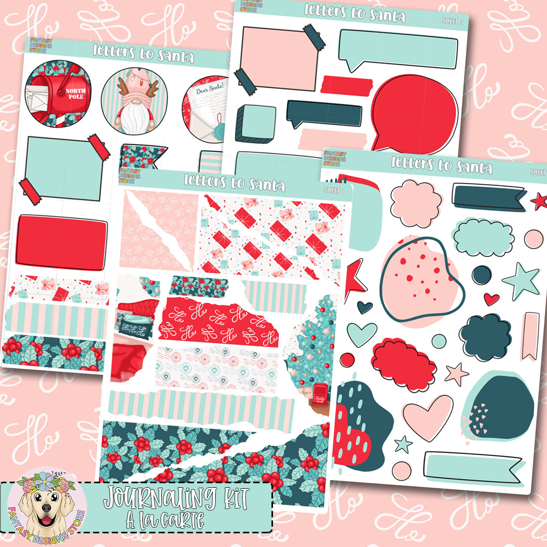 Letters to Santa - Journaling Kit - A la Carte