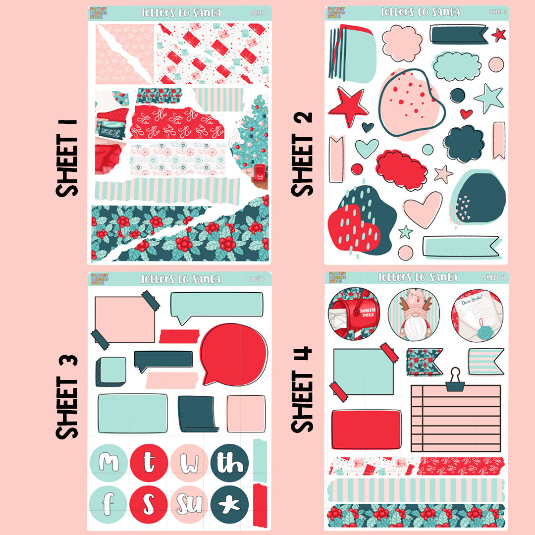 Letters to Santa - Journaling Kit - A la Carte
