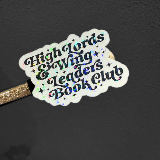 High Lords & Wimgleaders Book Club - Holo Overlay Sticker