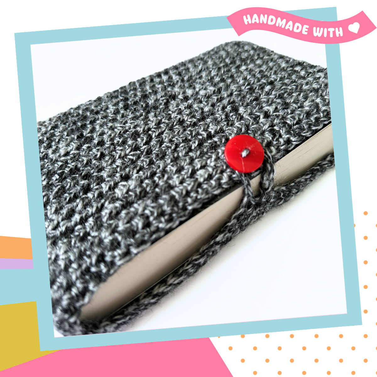 Vampire Vibes Crochet Book/Journal Sleeve