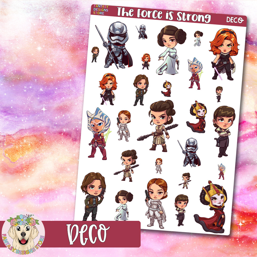 The Force is Strong Deco Sheet