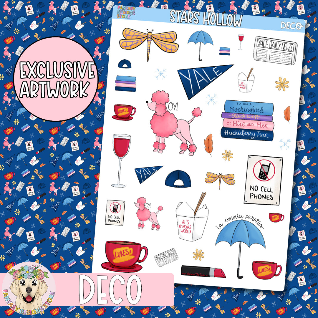 Stars Hollow Deco Sheet