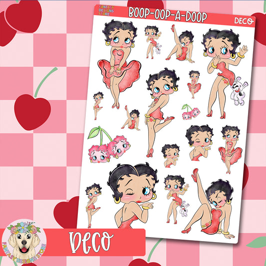 Boop-Oop-A-Doop Deco Sheet