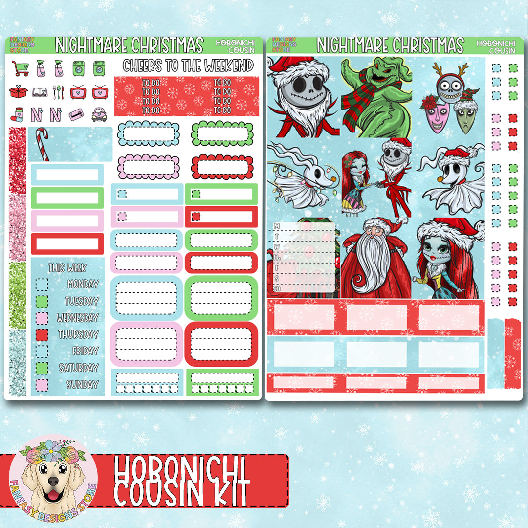 Nightmare Christmas - Hobonichi Cousin Kit