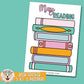 May Reading Tracker Sticker