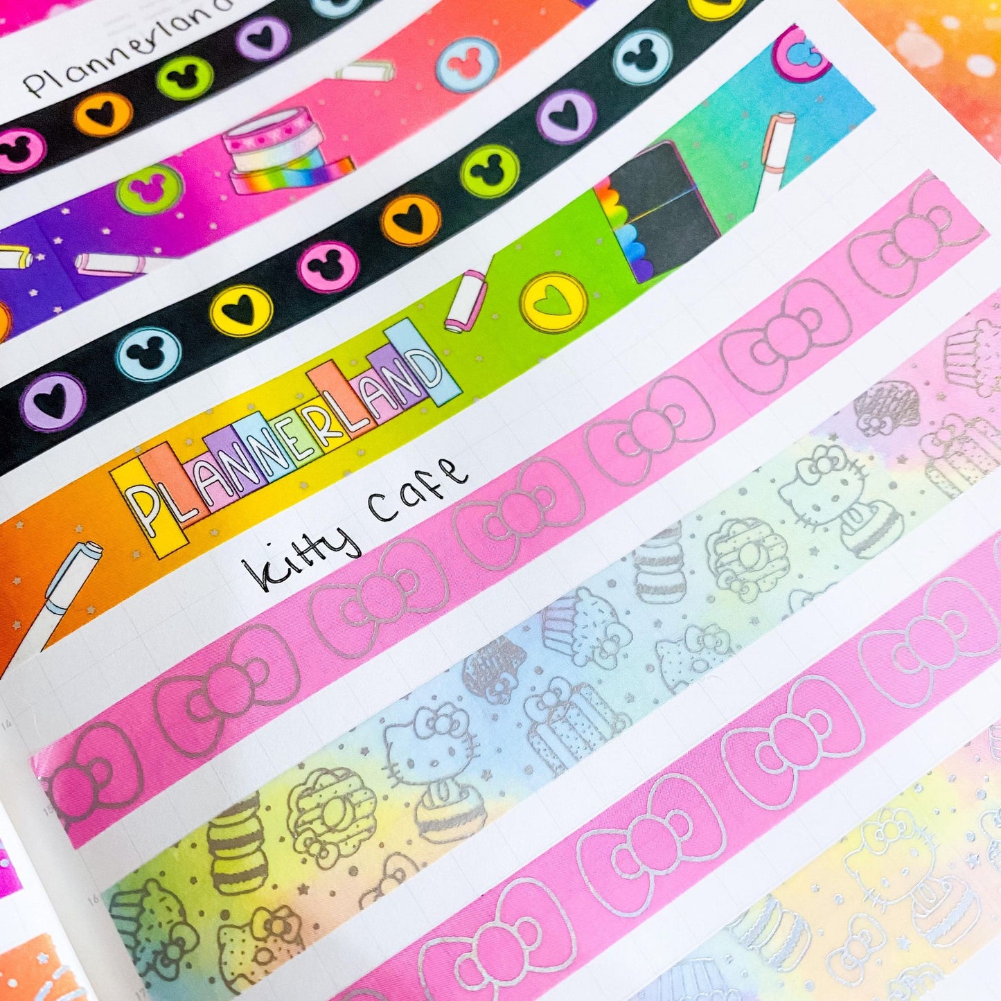 Kitty Cafe 10mm washi tape