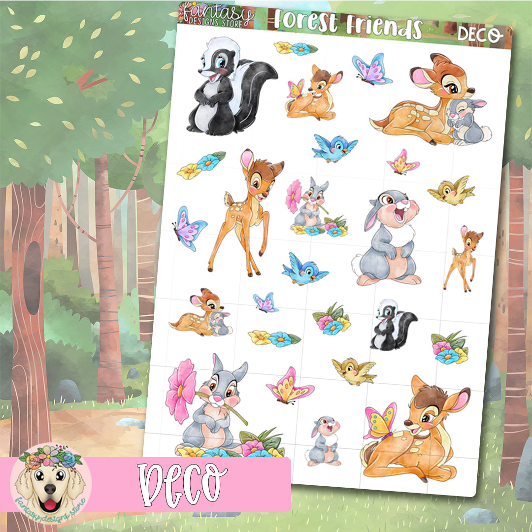 Forest Friends Deco Sheet